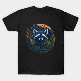 Sunset Racoon T-Shirt